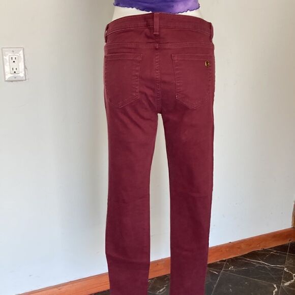 Michael kors skinny  burgundy jeans - Picture 7 of 11
